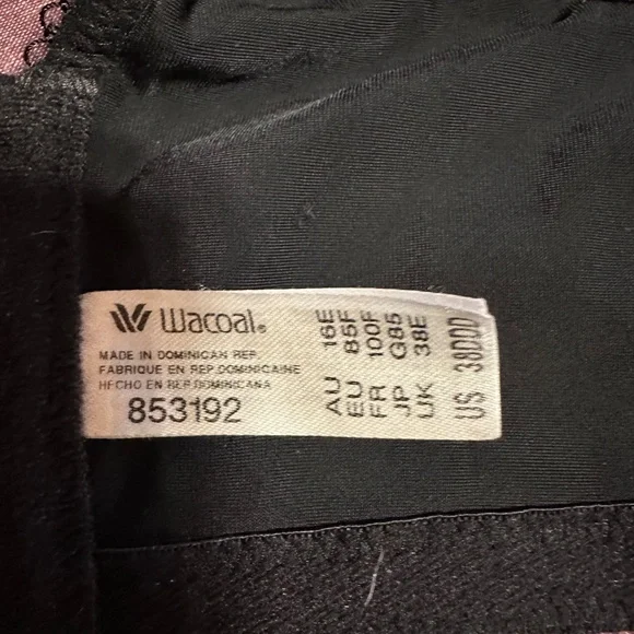 Wacoal Basic Beauty Spacer Underwire T-Shirt Bra Size 38DDD - Picture 3 of 3